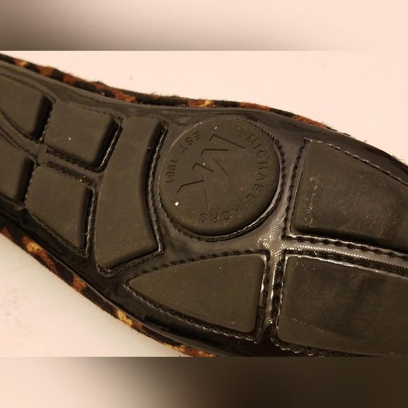 Michael Michael Kors Fulton Calf Hair Cheetah Print Ballerina Flats  Size 7.5 - Picture 9 of 11